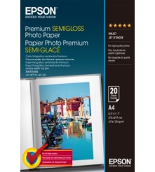 Papier Photo Premium Semi-Glacé (250) 255g/m² - A4 20F