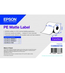 PE Matte Label Cont.R, 102mm x 55m