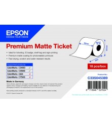 Premium Matte Ticket Roll, 80mm x 50m