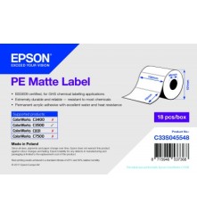 Rouleau d'étiquettes prédécoupées Rouleau PE Matte Label (102mmx76mm) - 365 étiquettes