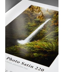 Sustainable Photo Satin 220 gsm, bright white, satin-finish, plasticfilm-free 60"x30m