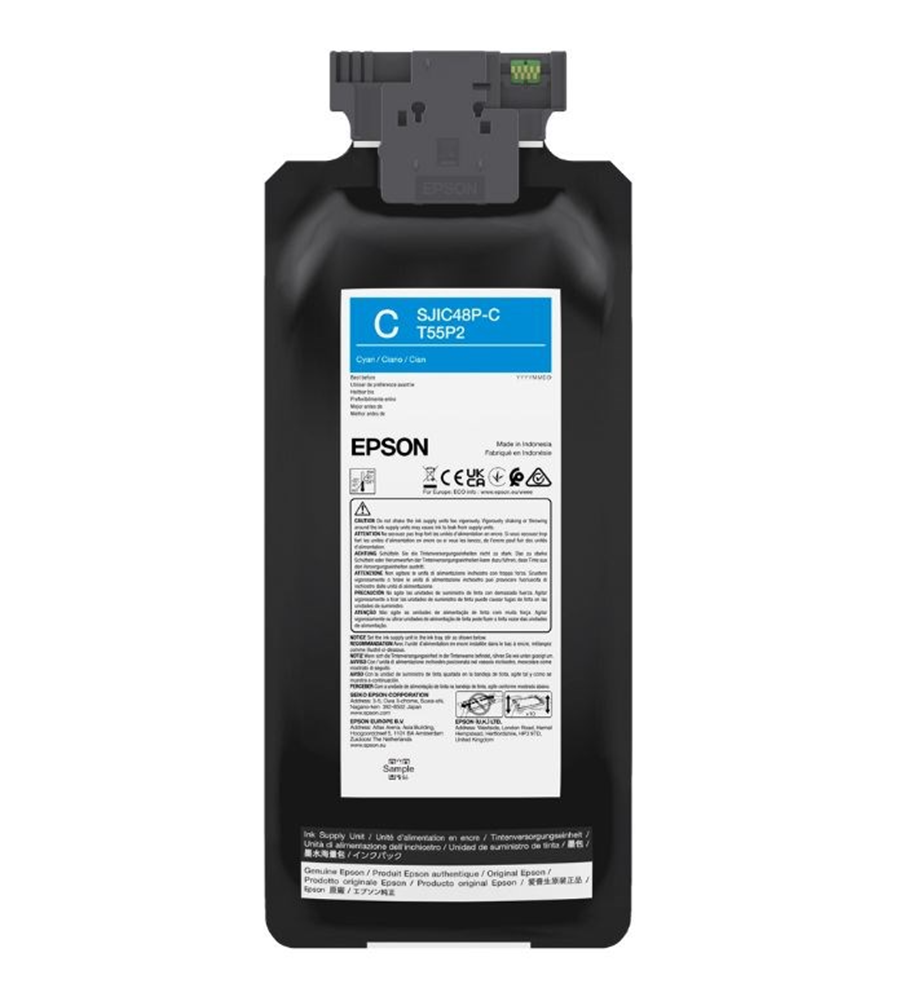 Poche d'encre Cyan SJIC48P-C