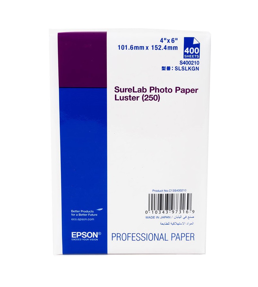 SureLab Photo Papier Luster (250) 10cmx15cm - 400 feuilles