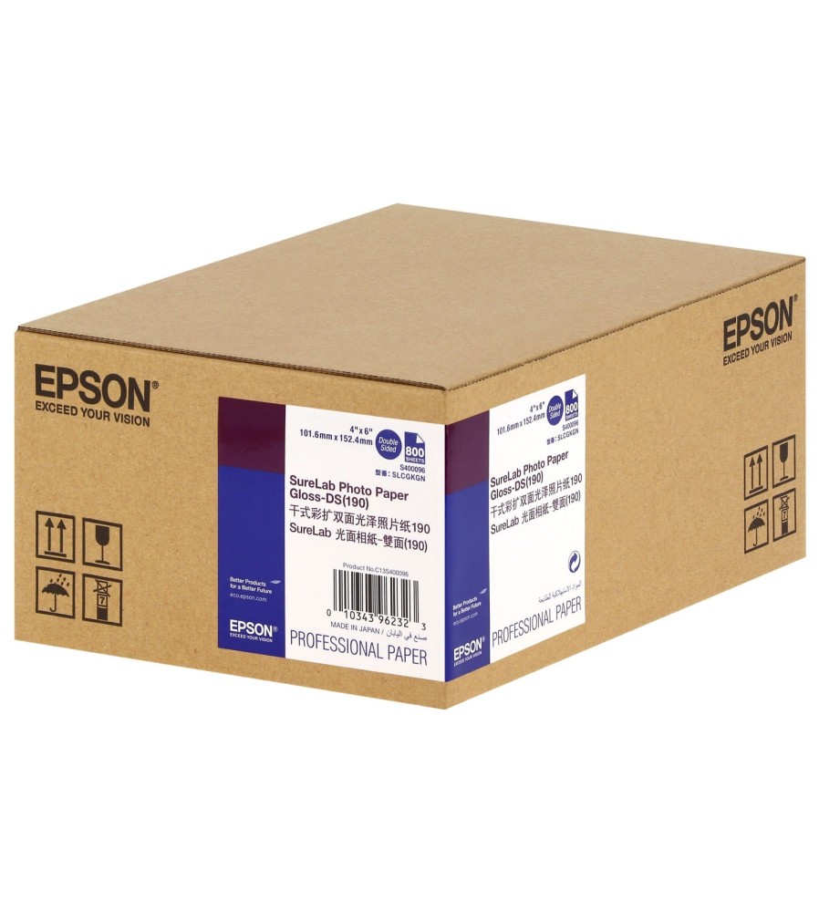 SureLab Photo Papier Gloss-DS(190) 10cmx15cm - 800 feuilles