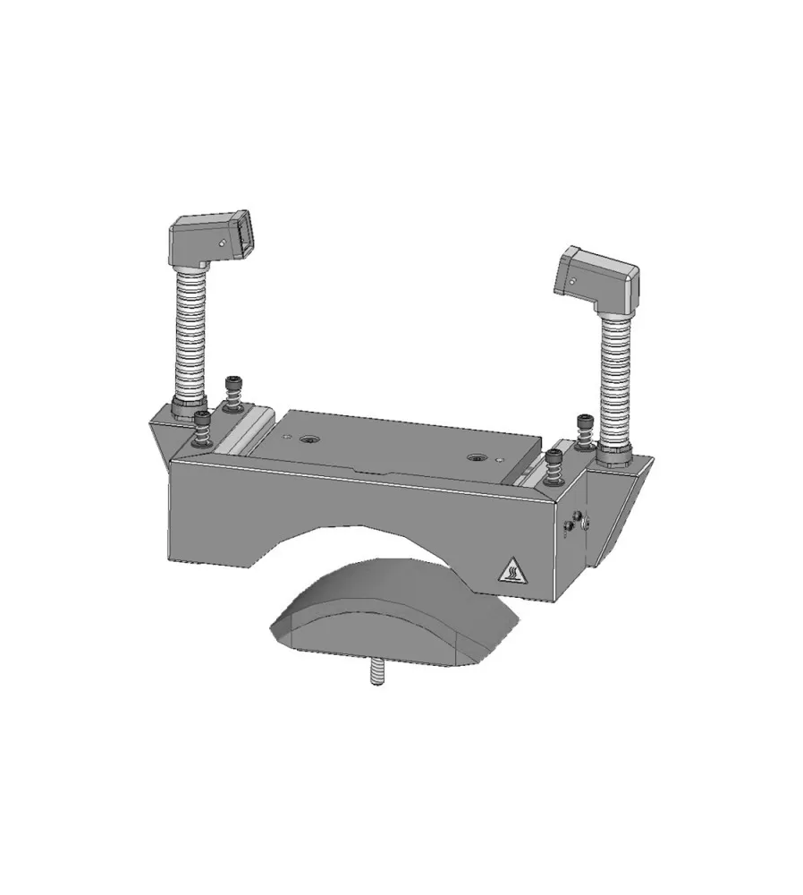 Plateaux casquette 18x8cm / 7x3" (1 chauffant et 2 inférieurs) pour Duplex Mini